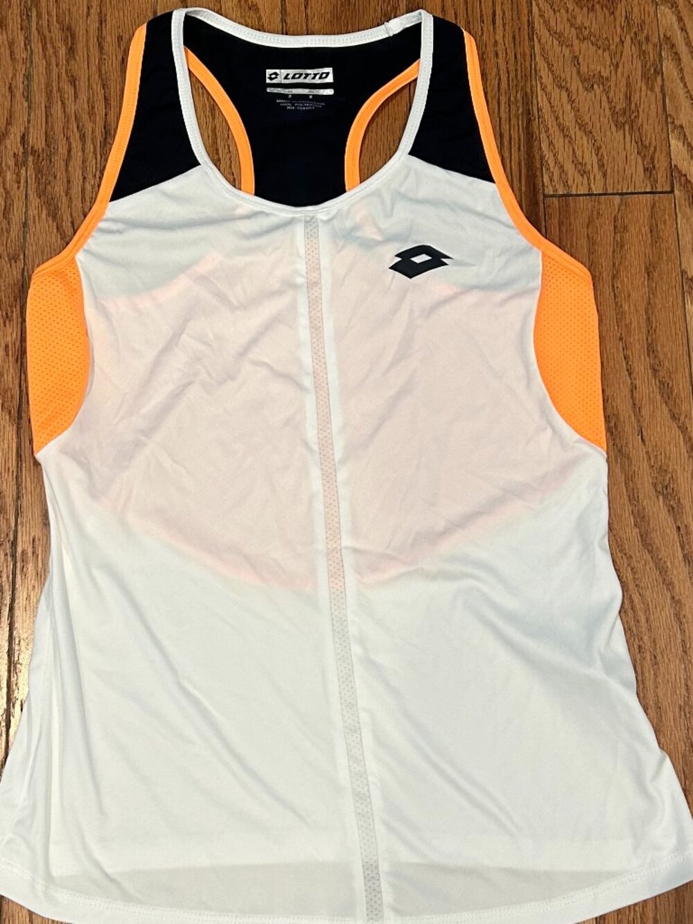 LOTTO Deep Dry Colorblock Mesh Racerback Training Tank Top Size S